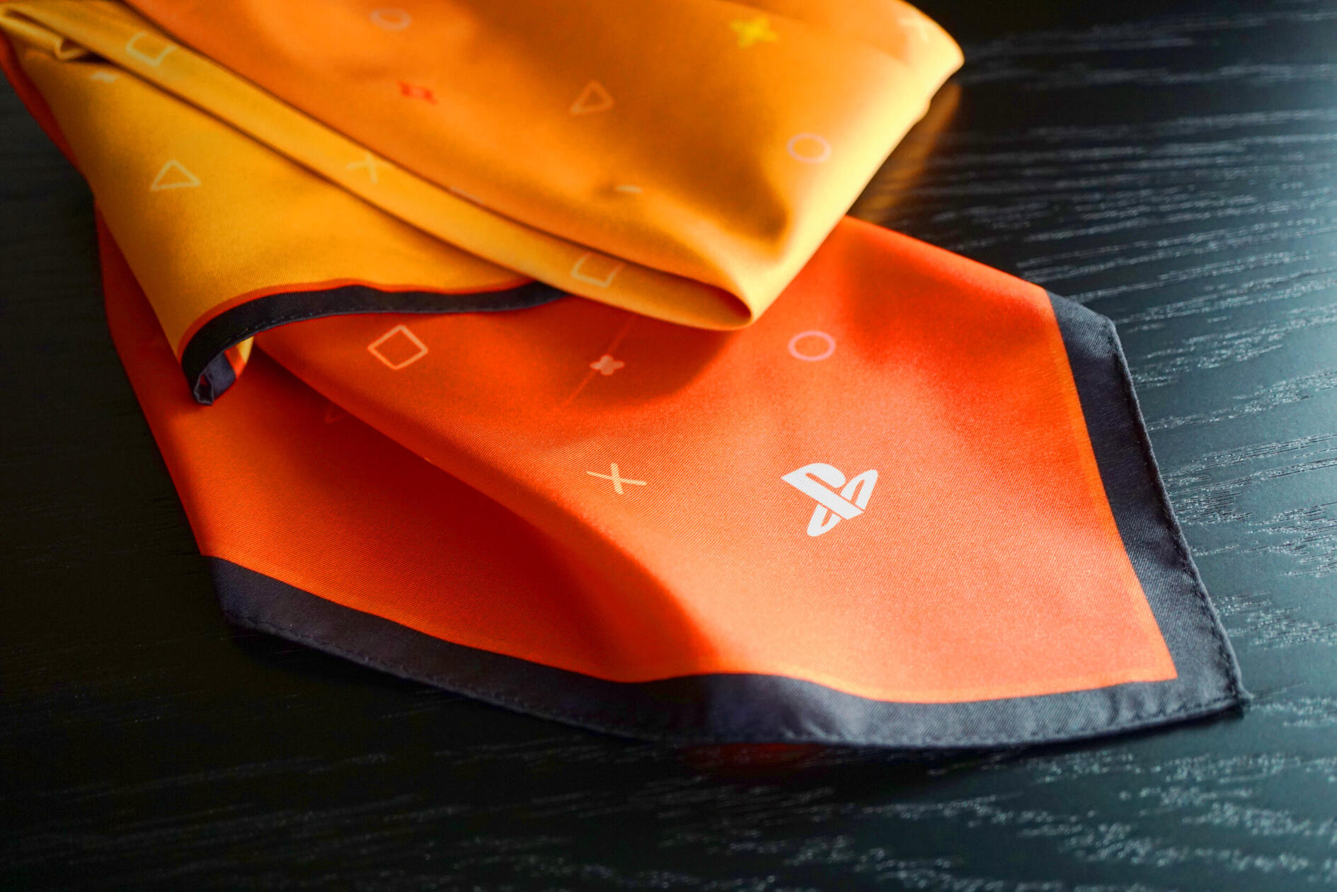 Silk Scarf Design - Orange