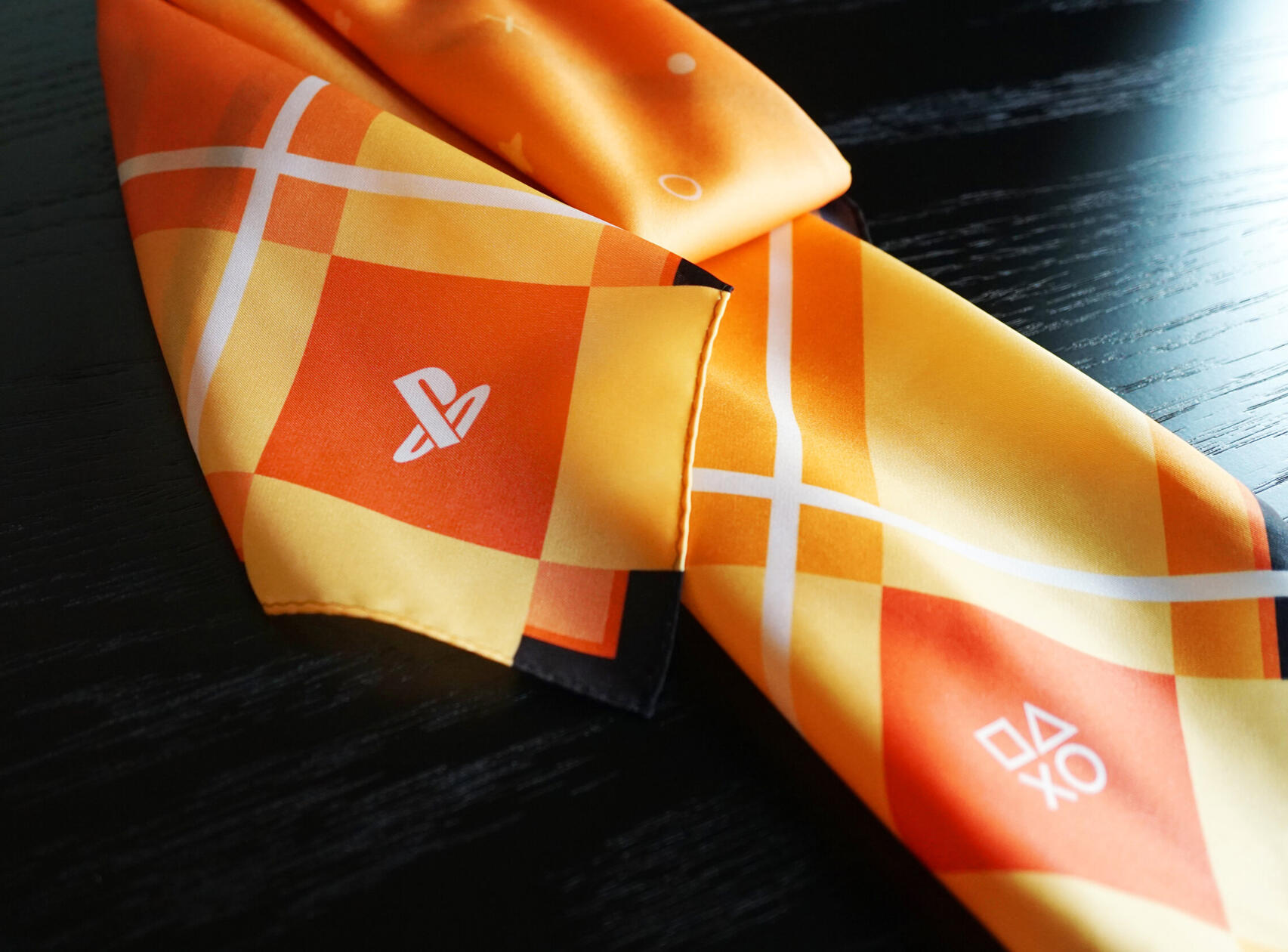 Silk Scarf Design - Orange
